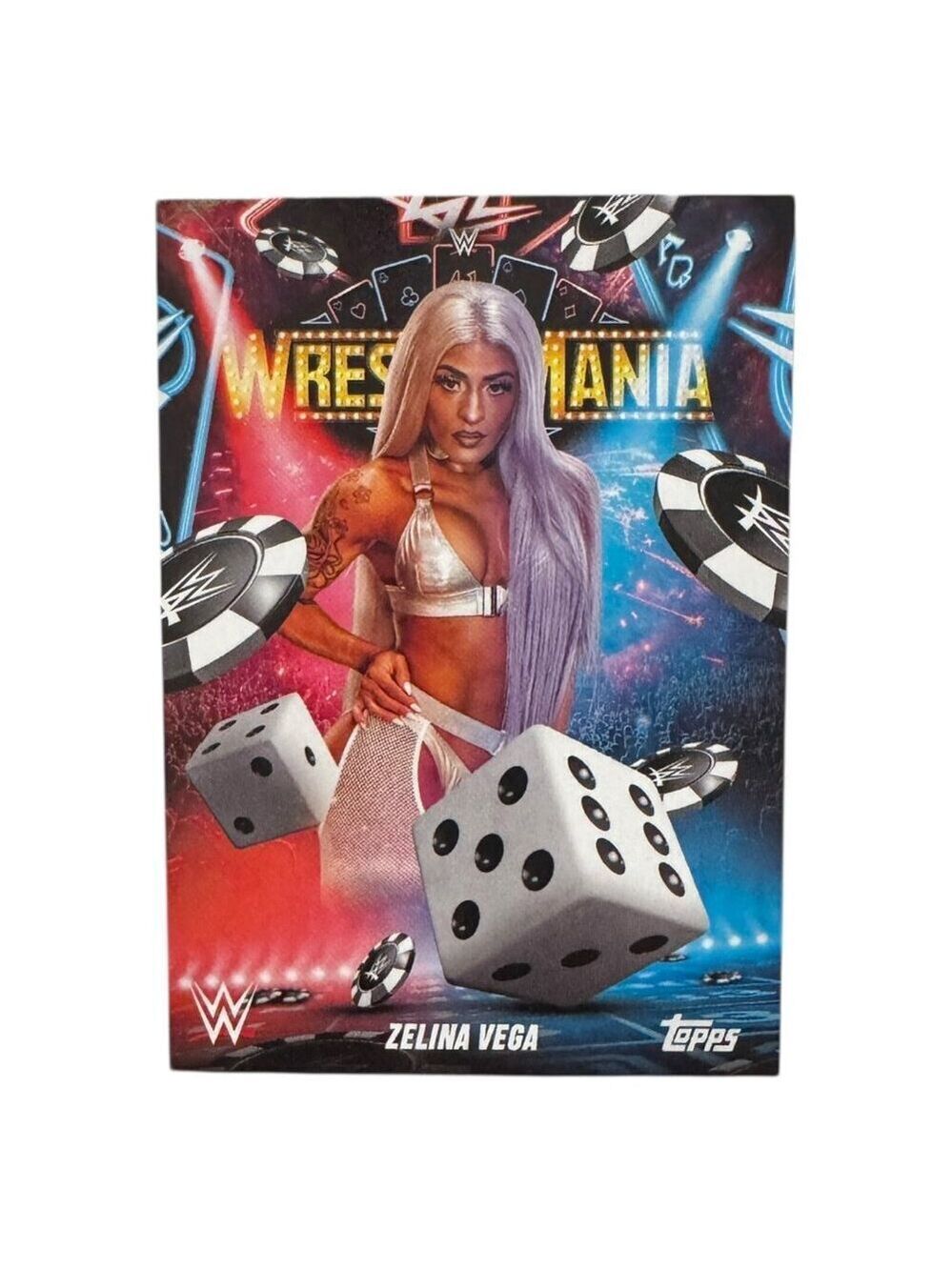 2025 Topps Wrestlemania 41 WWE WORLD Vegas Exclusive Card LE WM-17 ZELINA VEGA